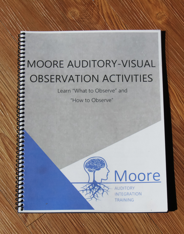 cover page of moore auditory observation booklet
