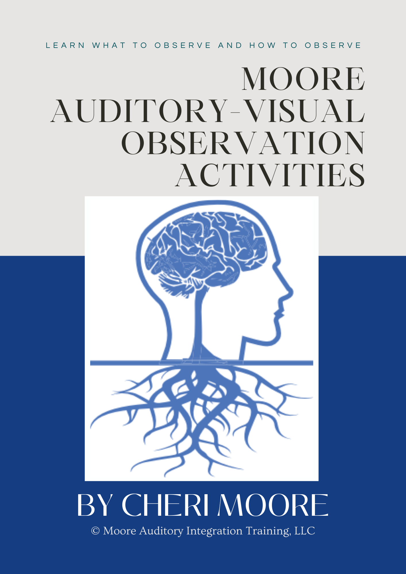 cover page of moore auditory observation booklet